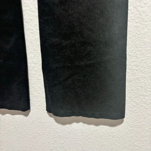 Betabrand Mid Rise Flat Front Slash Pocket Pant Large Black Chino Straight Leg - Picture 6 of 8